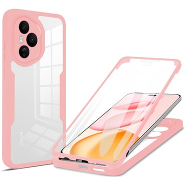 Hibridni Full body ovitek Techsuit "ColorVerse 360" za Honor 400 Pro - pink