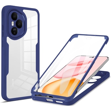Hibridni Full body ovitek Techsuit "ColorVerse 360" za Honor 400 Pro - blue