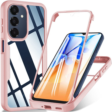 Hibridni Full body ovitek Techsuit "ColorVerse 360" za Samsung Galaxy A16 4G / A16 5G / A17 4G / A17 5G - pink