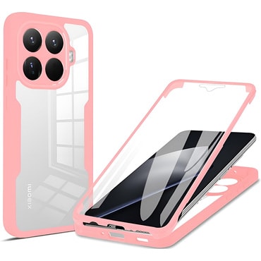 Hibridni Full body ovitek Techsuit "ColorVerse 360" za Xiaomi 15T Pro - pink