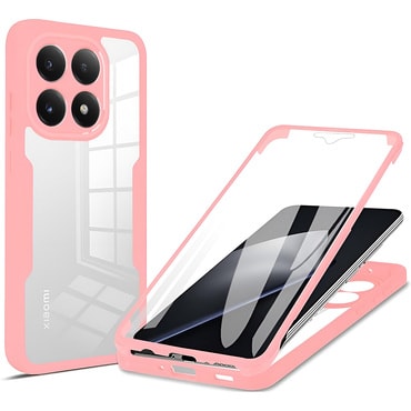 Hibridni Full body ovitek Techsuit "ColorVerse 360" za Xiaomi 15T - pink