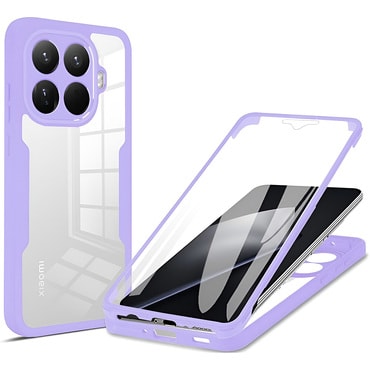 Hibridni Full body ovitek Techsuit "ColorVerse 360" za Xiaomi 15T Pro - purple