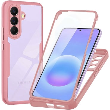 Hibridni Full body ovitek Techsuit "ColorVerse 360" za Samsung Galaxy A57 - pink