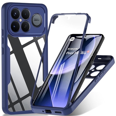 Hibridni Full body ovitek Techsuit "ColorVerse 360" za Xiaomi Poco F8 Ultra - blue