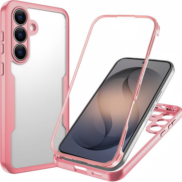 Hibridni Full body ovitek Techsuit "ColorVerse 360" za Samsung Galaxy S26 - pink
