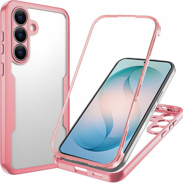Hibridni Full body ovitek Techsuit "ColorVerse 360" za Samsung Galaxy S26 Plus - pink