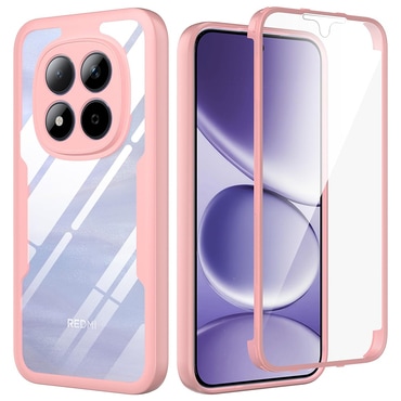 Hibridni Full body ovitek Techsuit "ColorVerse 360" za Xiaomi Redmi Note 15 Pro 5G - pink