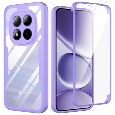 Hibridni Full body ovitek Techsuit "ColorVerse 360" za Xiaomi Redmi Note 15 Pro 5G - purple