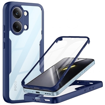 Hibridni Full body ovitek Techsuit "ColorVerse 360" za Xiaomi Poco X8 Pro Max - blue