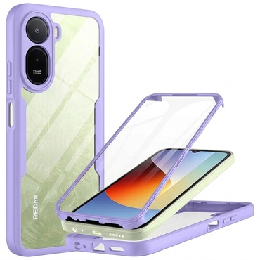 Hibridni Full body ovitek Techsuit "ColorVerse 360" za Xiaomi Redmi A7 Pro - purple