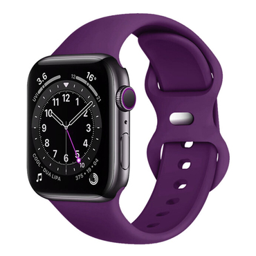 Silikonski pas Techsuit "W031" za Apple Watch (38 / 40 / 41 / 42mm) - temno vijoličen