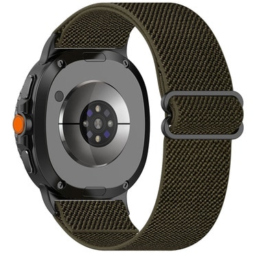 Najlonski pas Techsuit "W080" za Samsung Galaxy Watch8 40mm / Watch8 44mm / Watch8 Classic 46mm - temno zelen