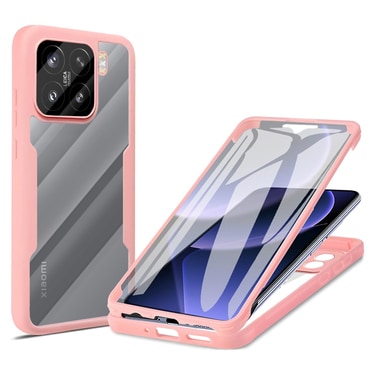 Hibridni Full body ovitek Techsuit "ColorVerse 360" za Xiaomi 15 - pink