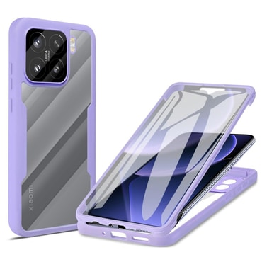 Hibridni Full body ovitek Techsuit "ColorVerse 360" za Xiaomi 15 - purple