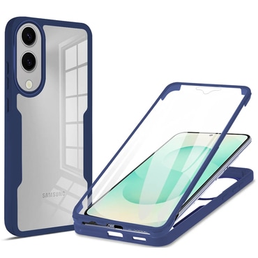 Hibridni Full body ovitek Techsuit "ColorVerse 360" za Samsung Galaxy S25 Edge - blue