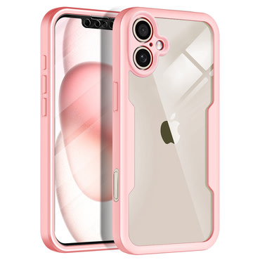 Hibridni Full body ovitek Techsuit "ColorVerse 360" za iPhone 17 - pink