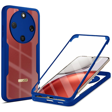 Hibridni Full body ovitek Techsuit "ColorVerse 360" za Honor Magic8 Lite - blue