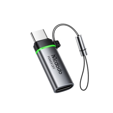 Lightning v USB-C OTG adapter Mcdodo "OT-6010" 60W, polnjenje in prenos podatkov, z vrvico - black