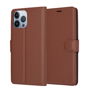 Etui Techsuit "Leather Folio" za iPhone 13 Pro Max - rjav