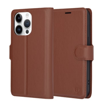 Etui Techsuit "Leather Folio" za iPhone 14 Pro - rjav