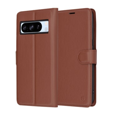 Etui Techsuit "Leather Folio" za Google Pixel 8 Pro - rjav