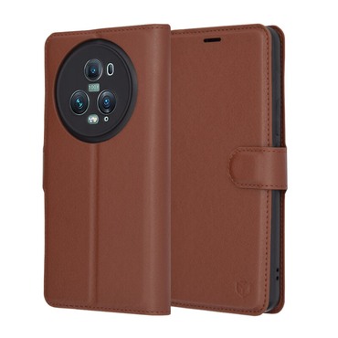 Etui Techsuit "Leather Folio" za Honor Magic5 Pro - rjav