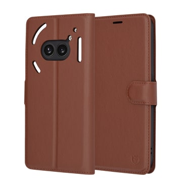 Etui Techsuit "Leather Folio" za Nothing Phone (2a) / (2a) Plus - rjav