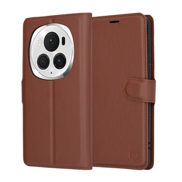 Etui Techsuit "Leather Folio" za Honor Magic6 Pro - rjav