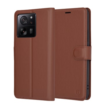 Etui Techsuit "Leather Folio" za Xiaomi 13T / 13T Pro - rjav