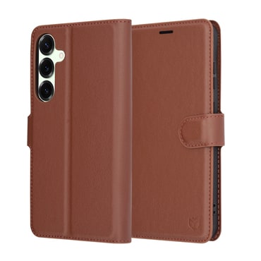 Etui Techsuit "Leather Folio" za Samsung Galaxy S25 Plus - rjav