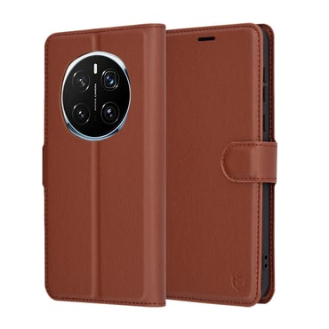 Etui Techsuit "Leather Folio" za Honor Magic7 Pro - rjav