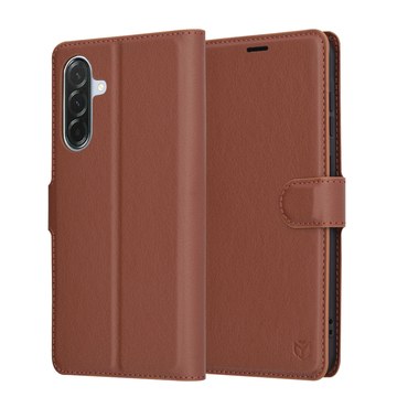 Etui Techsuit "Leather Folio" za Samsung Galaxy A56 - rjav