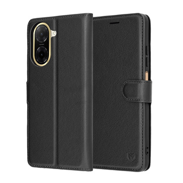 Etui Techsuit "Leather Folio" za Xiaomi Redmi A5 - črn