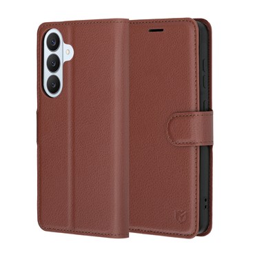 Etui Techsuit "Leather Folio" za Samsung Galaxy S26 Plus - rjav