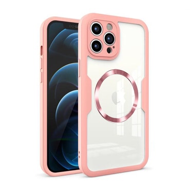 Hibridni Full body ovitek Techsuit "ColorVerse 360 MagSafe" za iPhone 12 Pro Max - pink