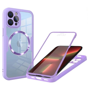 Hibridni Full body ovitek Techsuit "ColorVerse 360 MagSafe" za iPhone 13 Pro - purple