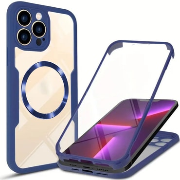 Hibridni Full body ovitek Techsuit "ColorVerse 360 MagSafe" za iPhone 13 Pro Max - blue