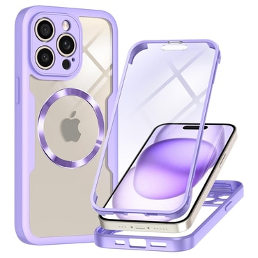 Hibridni Full body ovitek Techsuit "ColorVerse 360 MagSafe" za iPhone 14 Pro Max - purple