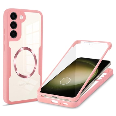 Hibridni Full body ovitek Techsuit "ColorVerse 360 MagSafe" za Samsung Galaxy S23 Plus - pink