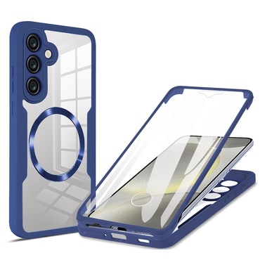 Hibridni Full body ovitek Techsuit "ColorVerse 360 MagSafe" za Samsung Galaxy S24 Plus - blue