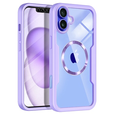 Hibridni Full body ovitek Techsuit "ColorVerse 360 MagSafe" za iPhone 16 - purple