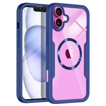 Hibridni Full body ovitek Techsuit "ColorVerse 360 MagSafe" za iPhone 16 Plus - blue