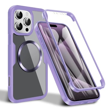 Hibridni Full body ovitek Techsuit "ColorVerse 360 MagSafe" za iPhone 16 Pro - purple