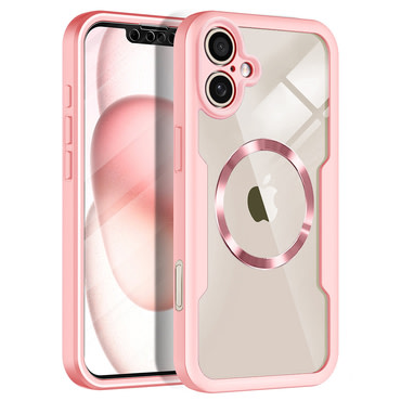 Hibridni Full body ovitek Techsuit "ColorVerse 360 MagSafe" za iPhone 17 - pink
