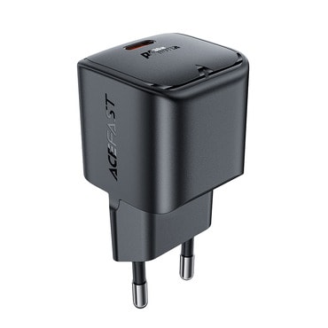 Stenski 30W polnilec Acefast "A77" Mini GaN Power Delivery - black
