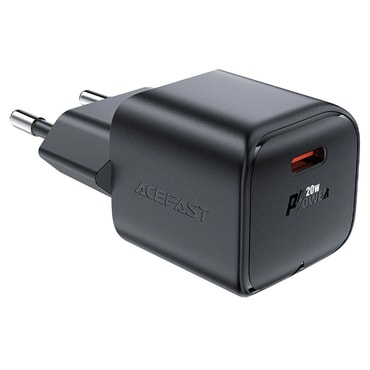 Stenski 20W polnilec Acefast "Mini A73" GaN - black