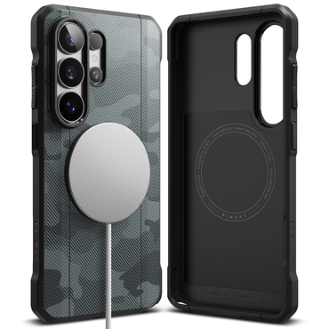 Ovitek Ringke "Onyx Alpha MagSafe" za Samsung Galaxy S26 Ultra - camo black