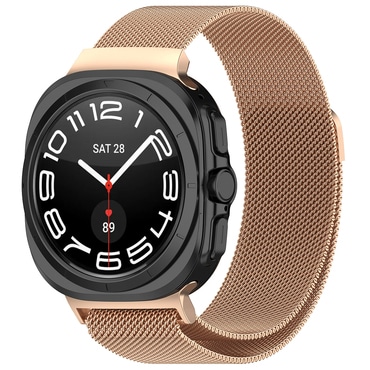 Kovinski pas Techsuit "W009" za Samsung Galaxy Watch Ultra 47mm / Galaxy Watch Ultra 2 - rose gold