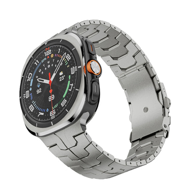 Kovinski pas Techsuit "W063" za Samsung Galaxy Watch Ultra 47mm / Galaxy Watch Ultra 2 - titan