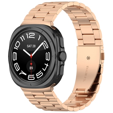 Kovinski pas Techsuit "W010" za Samsung Galaxy Watch Ultra 47mm / Galaxy Watch Ultra 2 - rose gold
